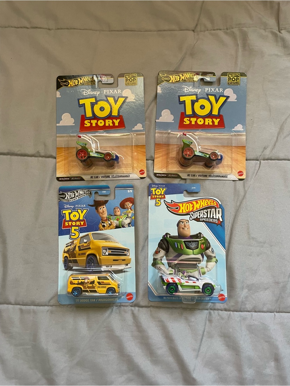 Hot Wheels Toy Story Buzz Lightyear Green & White Die-Cast Car